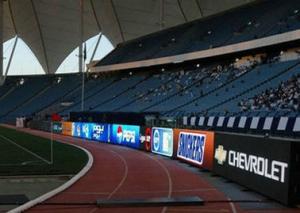 Wholesale 1R1G1B Advertising Football Stadium Perimeter Led Screen P16 1920 Hz from china suppliers