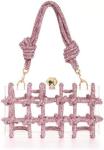 Clear Acrylic Bag Rhinestone Acrylic Clutch Crystal Evening Purses for Women