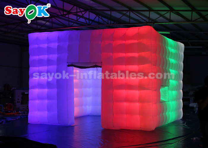 Outwell Air Tent 5*5*3.5m Inflatable Air Tent Multi - Colored LED Lights For Wedding Party
