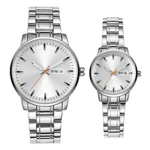 Wholesale ISO Simple Waterproof Watch IP68 Stainless Steel Luxury Couple Watches from china suppliers