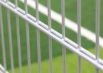 Galvanized and PVC Coated Double Rod Wire Fencing For Garden / Sport