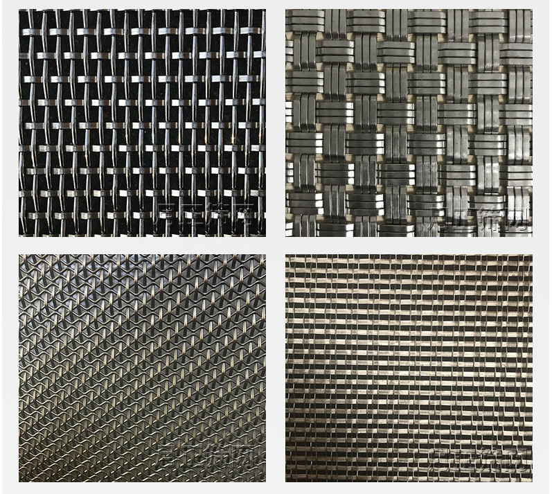 Color Electroplated Woven Wire Mesh Partition Walls Decorative Brass Mesh Screen