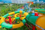 Barrel Sled Fiberglass Water Park Slide 14M 7.5KW For Teenager