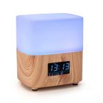 Household Wood Grain 300ML Essential Oil Diffuser Alarm Clock