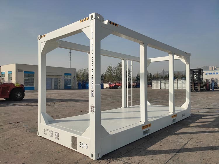 20FT DNV 2.7-1 Standard Steel Corten Offshore Lifting Frame Containers Skid Baskets with Condition and Movable Beam