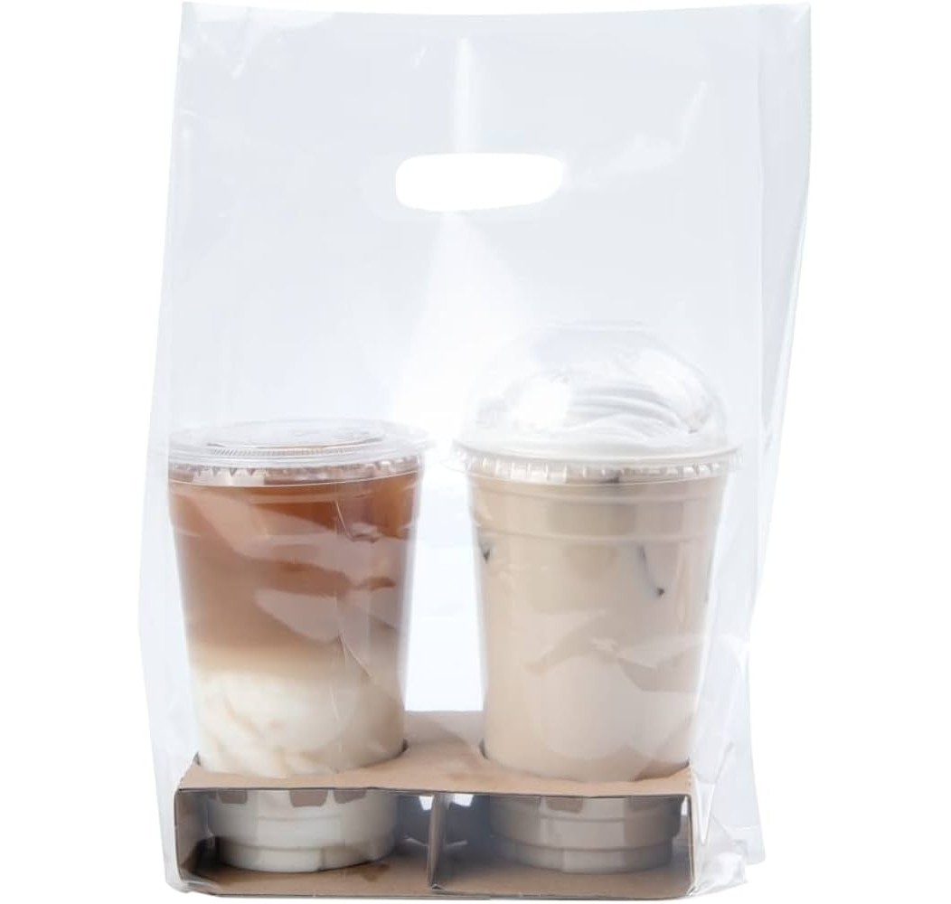 Biodegradable Takeaway Paper Bags Heavy Duty Retail Packaging