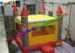Wholesale Garden Inflatable Jumping House , PVC Vinyl Bouncy Castles With Sun Cover from china suppliers