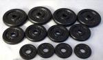 Black Painting Cast Iron Weight lifting Dumbbell Barbell Plate