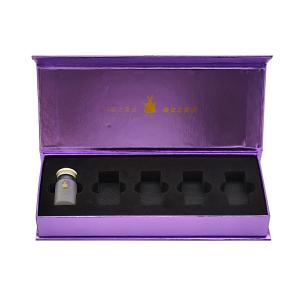 Wholesale Luxury Rigid Cosmetic Packaging Box Magnetic Flip Top Gift Box For Essential Oil Bottle from china suppliers
