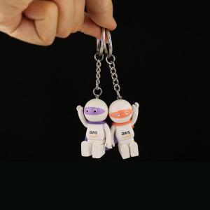 Wholesale Non Phthalate PVC Promotional Plastic Keychain 5cm Hight For Gift from china suppliers