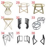 Modern Cast Iron Custom Stainless Steel Furniture Dining Table Legs