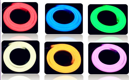 Flex Neon RGB Rope LED Tube Sign Light Decorative Holiday Indoor/Outdoor 110V