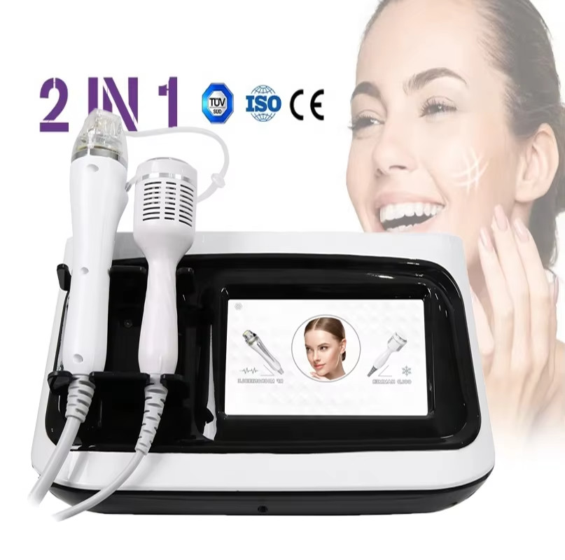 Skin Tightening Acne Treatment Fractional RF Gold Microneedling Device