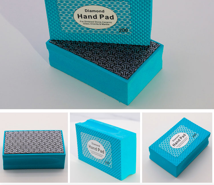 Granite Marble Stone Grinding And Polishing Pad Hand Diamond Tools Metal Bond And Resin Bond Scouring Abrasive