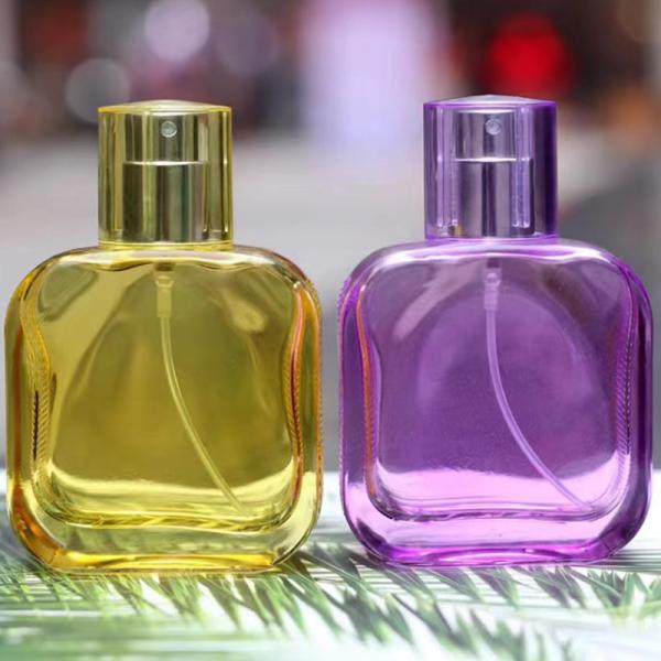 30ML Colorful Glass Perfume Bottle With Sprayer Whole Set Empty Packaging For