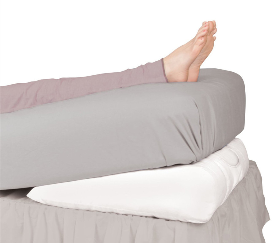 Foot Smart Bed Wedge Support Cushion , Memory Foam Pillow Cushion
