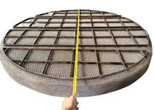 Wholesale Knit 2205 Low Pressure Drop Mesh Pad Demister Boiler Steam Drum Demister 100mm from china suppliers