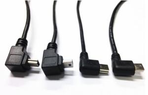 Wholesale Right Left UP Down angle Mini B male cable from china suppliers
