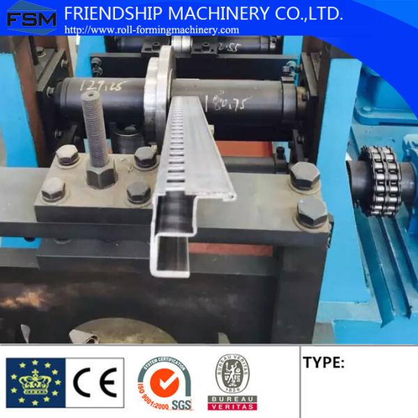 3Ph Rack Roll Forming Machine 16 Folder Section Bar Making
