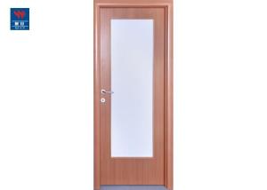 Wholesale UL Hotel Security Solid Wooden 8mm Fire Rated Glass Doors from china suppliers