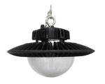 Anti Dazzle 200w UFO LED High Bay Light 2700K - 6500K Black Housing
