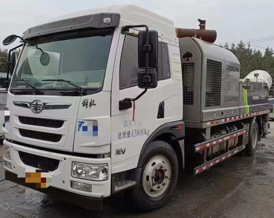 Used 2019 Zoomlion Concrete Line Pump For Small And Convenient ZLJ5140THBJE