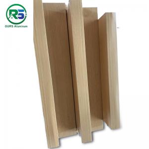Wholesale Wooden PVDF Coated Aluminum Wall Panels Interior Decor 2.0mm 2.5mm 3.0mm Thickness from china suppliers
