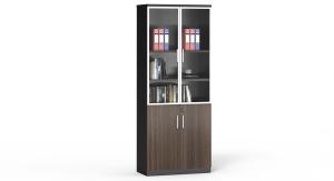 Wholesale ISO 14001 Office Bookcase Cabinet With Doors Space Saving Shelf from china suppliers