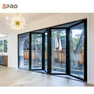 Wholesale Aluminium Folding Glass Door Large Double Bifold Glass Patio Doors from china suppliers