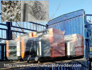 Wholesale Scrap Carpet Industrial Shredder Machine 3000 - 5000kg / H Adjustable Cutting Size from china suppliers