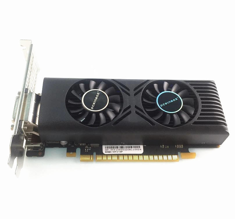 PCWINMAX OEM GTX1050 4GB DDR5 128BIT Dual Fans 1354/1455 MHz 640SP PCI Express 3.0 X16 Graphics Card