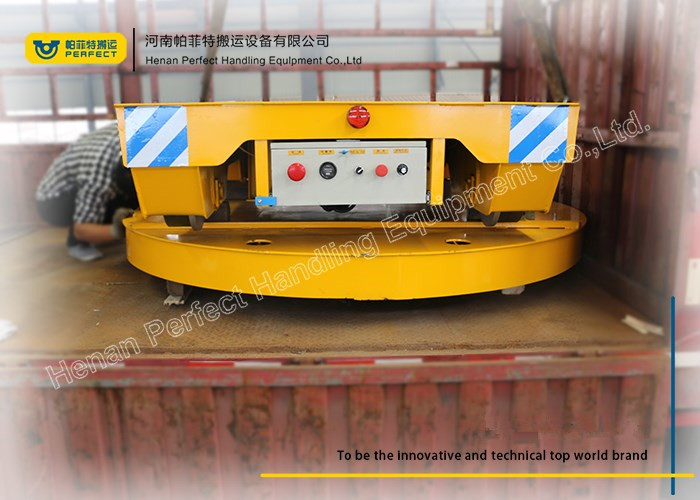 Motorized Turntable Heavy Duty workshop Crossing Industrial Material Handling Transportation Car on Rail .jpg