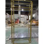 T4 Light Clothing Shop Display Furniture Electroplate 201 Stainless Steel