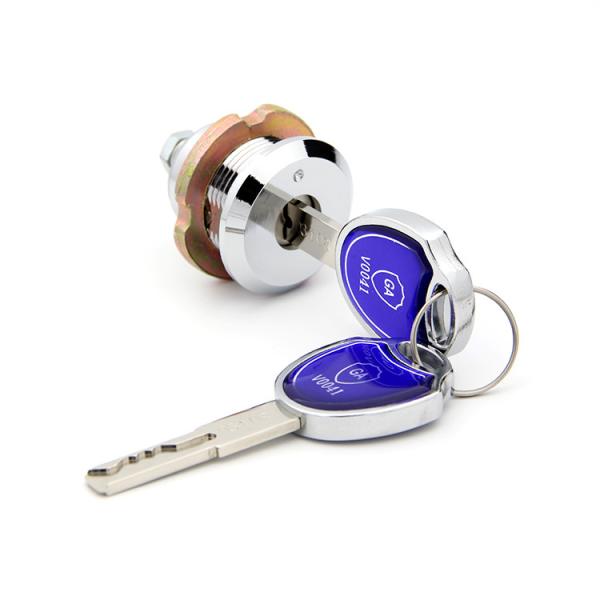 Anti Burglar File Cabinet Cam Locks , Double Key Keyed Cam Lock Sticker