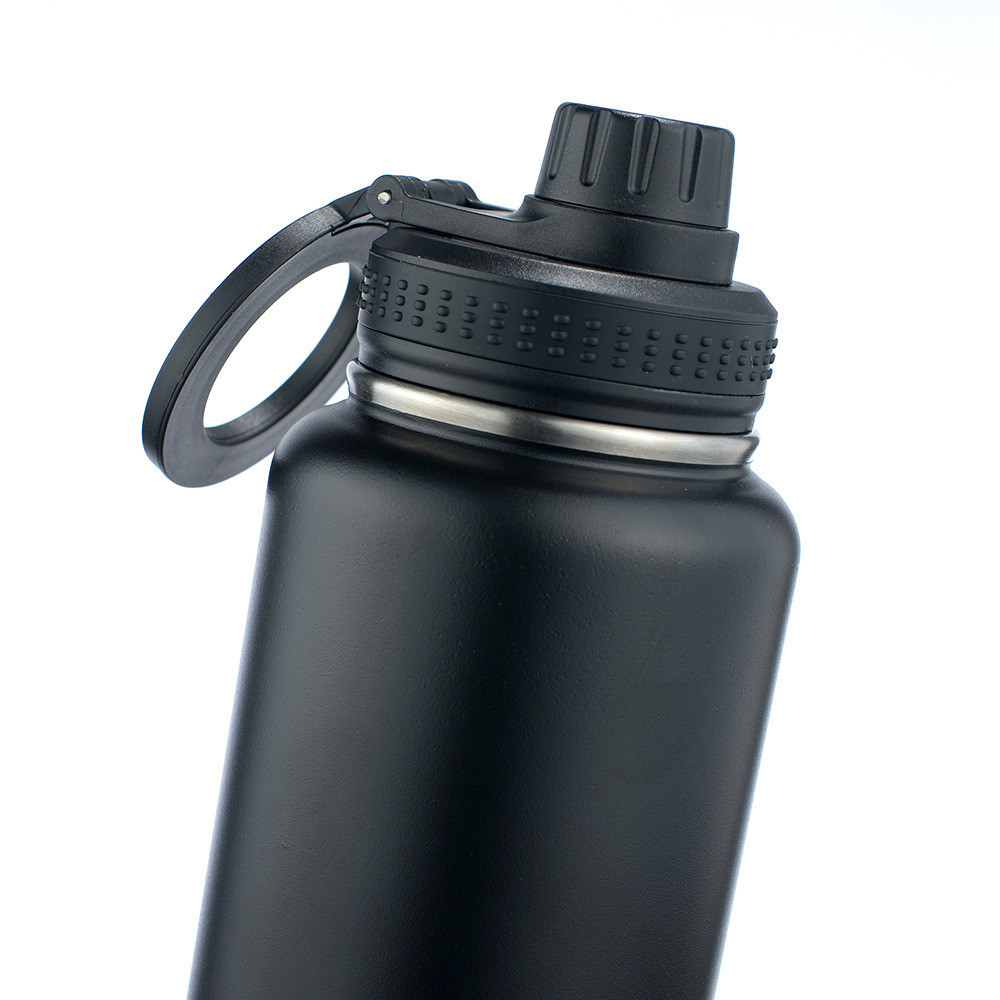 Insulated Water Bottle With Spout Lid Reusable Stainless Steel Water Bottles With Handle Leak Proof Sports Water Flask For Gym Travel Bike Camping