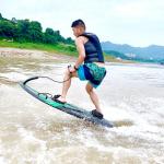 110cc Jet Power Motor Surfboard with Carbon Fiber Board Occasion Lakes Rivers