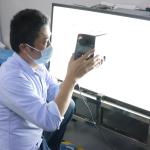 Large Lcd Window Screen Floor Standing Digital Display 49 Inch 3500nits Indoor