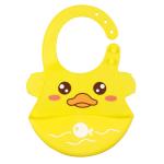 Ultra Soft Edge Silicone Baby Bibs Water Resistant With Food Catcher