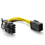 6Pin to 6+2Pin PCI Express Cable adapter Video Card Cable Power Converter Cable