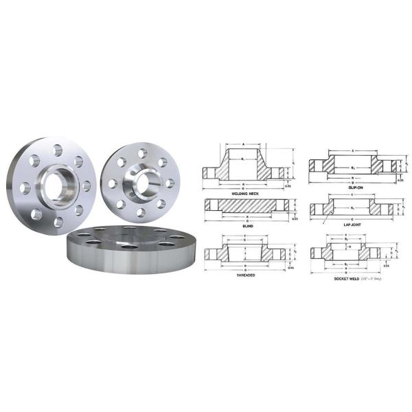 BV Certified Factory DN15-DN600 Customized Flange ASTM A105 Q235 SS304 SS316 SS304L SS316L Flange Used for The Connection Transport Water Oil Gas