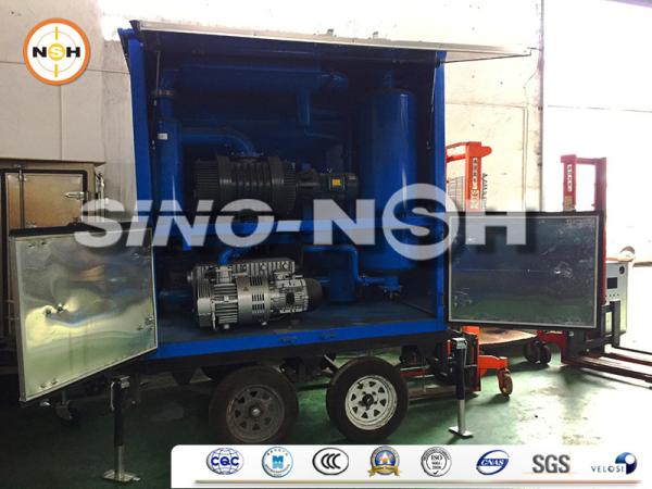 Waterproof Transformer Oil Filtration Machine Vacuum Oil Cleaning Equipment For