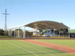 Architecture Steel Tensile Shade Structures Outdoor 50x100 M Sport Court Project