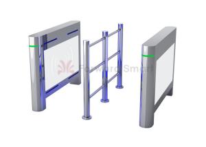 Wholesale Security Passage Waist Height Supermarket Entrance Turnstile from china suppliers