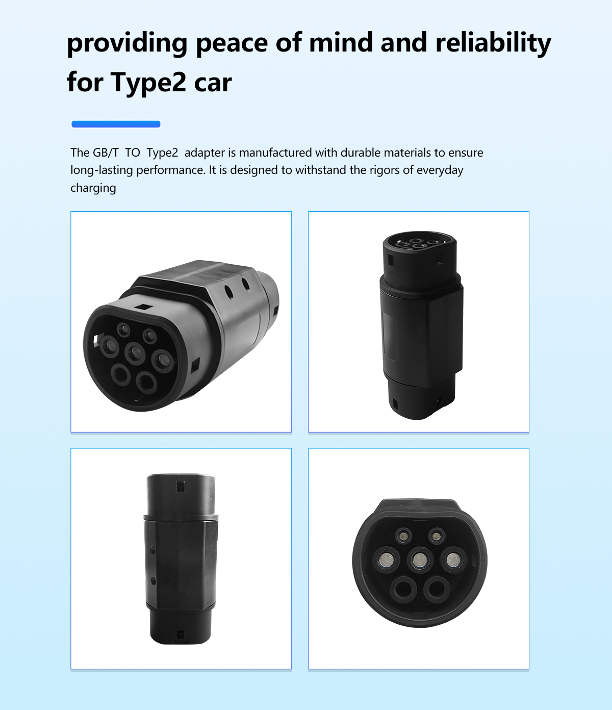 16A Electric Car Charging Connector Outlet Plug Outlet Adapter for 220V Type2 EV Charging Retrofit/Upgrade Performance