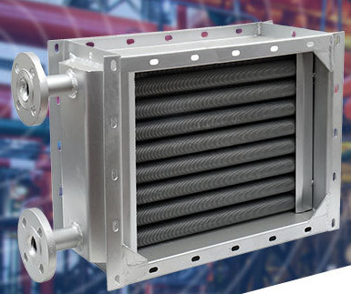 Titanium Fin Type Coil Water To Air Heat Exchanger for Dry cooler, Evaproator, Condenser