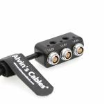 Three 0B 2 Pin Female 0B 2 Pin Male Camera Power Cable For ARRI RED