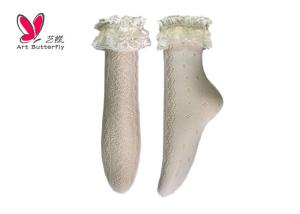 Wholesale Fashion Design Crystal Women'S Fishnet Ankle Socks / Ankle Tights Socks from china suppliers