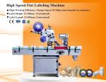 Automatic Paper Card Tissue PE Bag Labeling Machine For Plastic Pet Glass