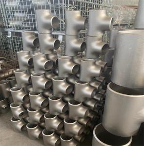 Wholesale 316 304 Reducing Stainless Steel Tee Fittings KS Butt Weld 48 X 22 Inch from china suppliers