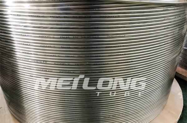 ASTM B704 Stainless Steel Control Line Tubing 12000m Stainless Steel Coiled